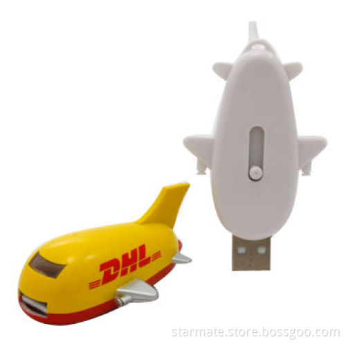 Airplane-shaped Customized USB Drives